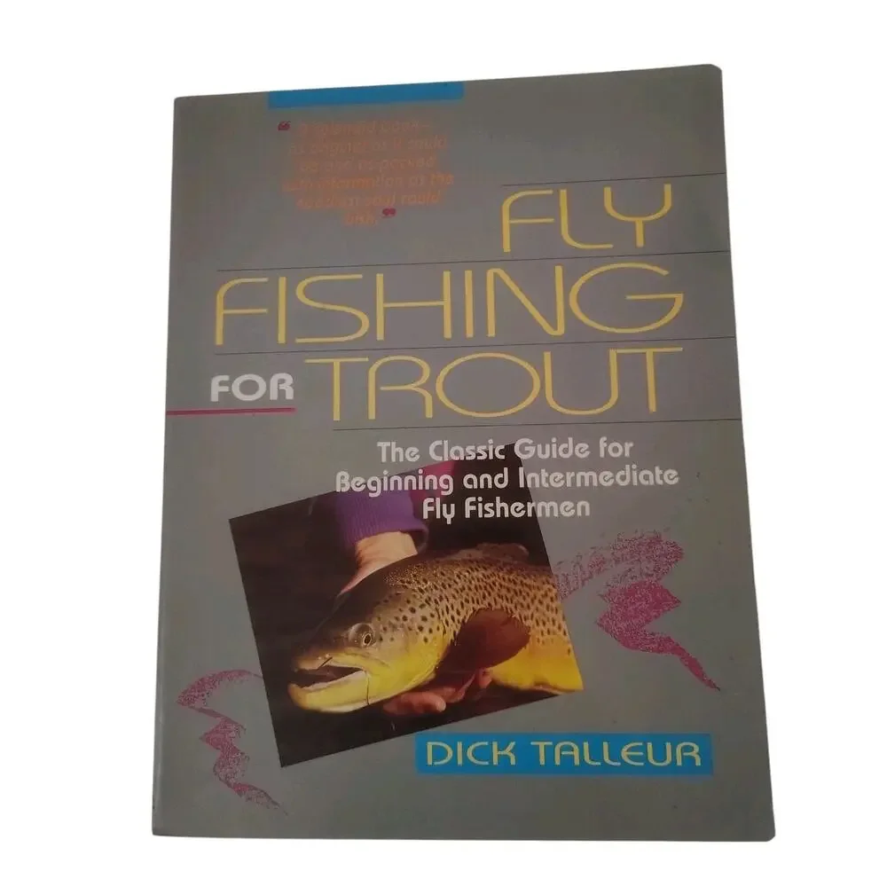 Fly Fishing Books Lot Western Trout Manual Guide Dennis Talleur Tying Fisherman